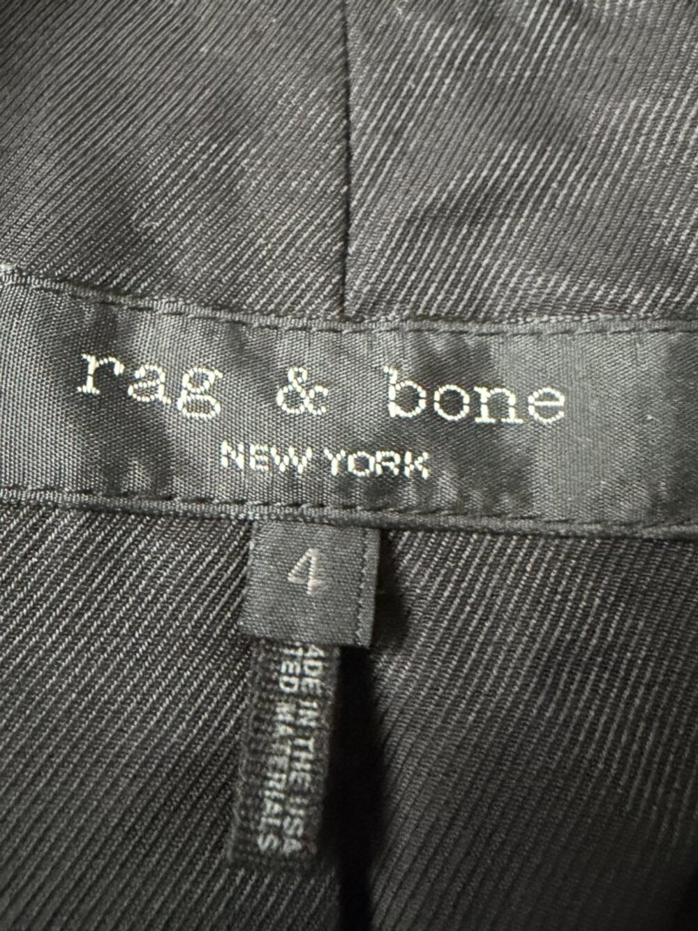 Rag & Bone Ames Linton Metallic Tweed Blazer Size 4 - Picture 4 of 6